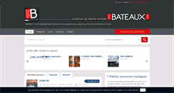 Desktop Screenshot of 1000bateaux.com